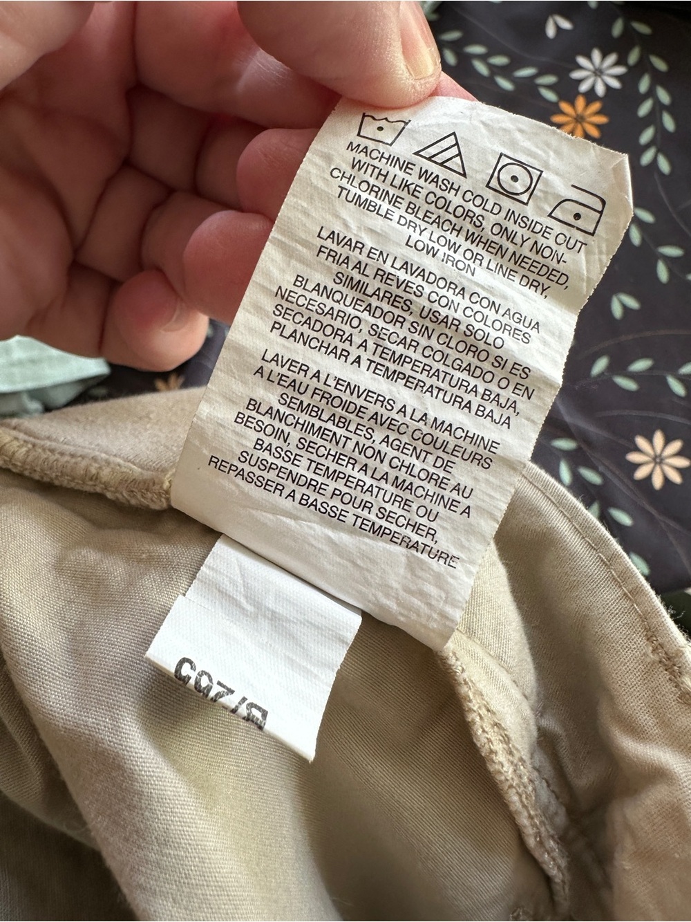 Lee soft waist relaxed fit Cargo Pants - Light Beige Utility size 8 lightweight - Picture 5 of 7